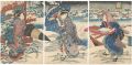 <strong>Kunisada I</strong><br>Parody of Liu Bei Visiting Zhu......