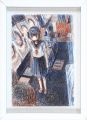<strong>Sawada Moco</strong><br>Red and blue pencil drawing wo......