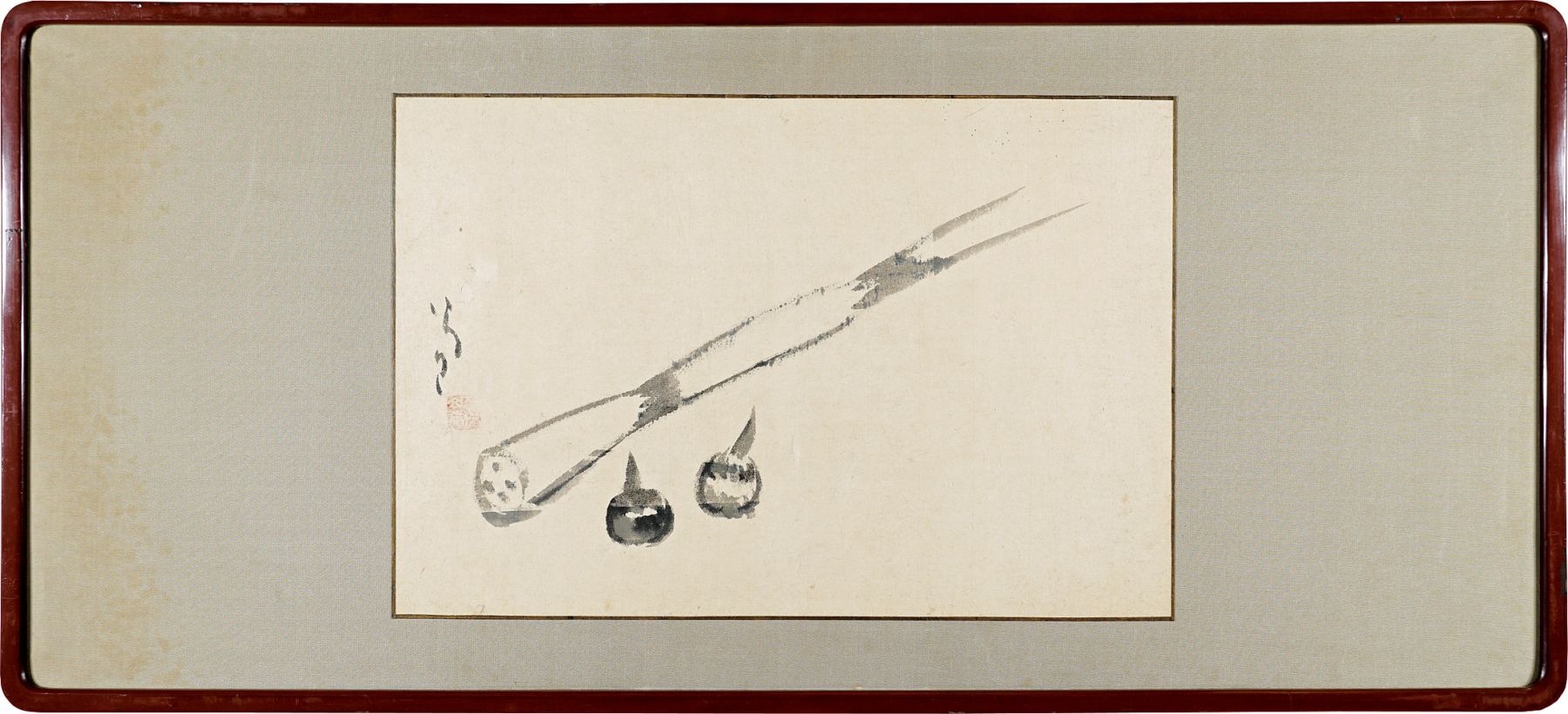 Takehisa Yumeji “Lotus Root and Arrowhead”／