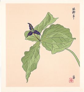 徳力富吉郎｢延齢草（仮題）｣