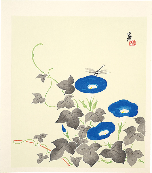 Tokuriki Tomikichiro “Morning glories (tentative title)”／