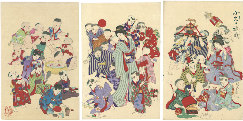 Chikanobu “Children at Play”／