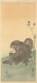 <strong>Ohara Koson(Shoson)</strong><br>Monkeys and Horsetails