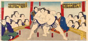 Yasuji (Tankei)/A Sumo Match[大角觝取組図]