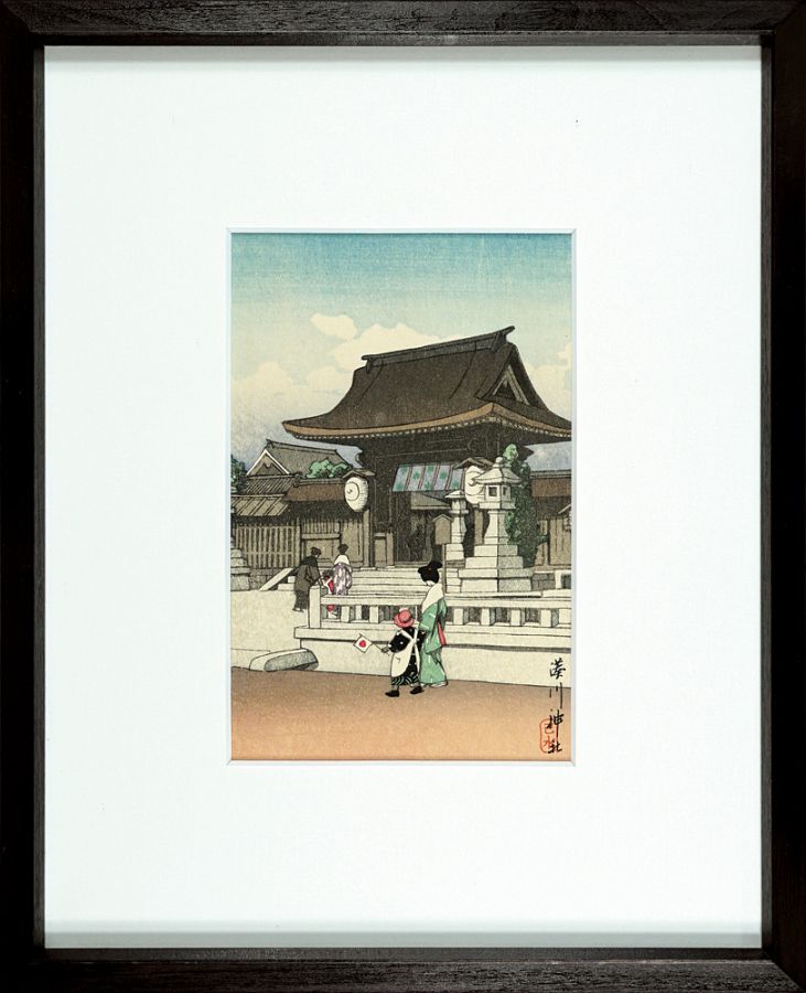 Kawase Hasui “Minatogawa Shrine, Kobe”／