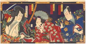 Kunichika/Kabuki Play: Gion Sairei Shinkoki[祇園祭礼信仰記]