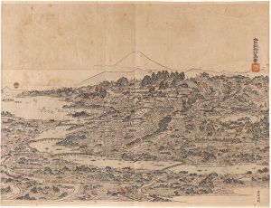 Kitao Masayoshi/A Birds-eye View of the Great City of Edo[大江戸鳥瞰図]