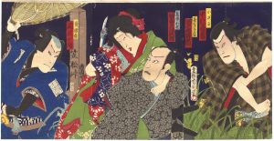 Kunichika/Kabuki Play: Shinpan Koshi no Shiranami[新板越白浪]