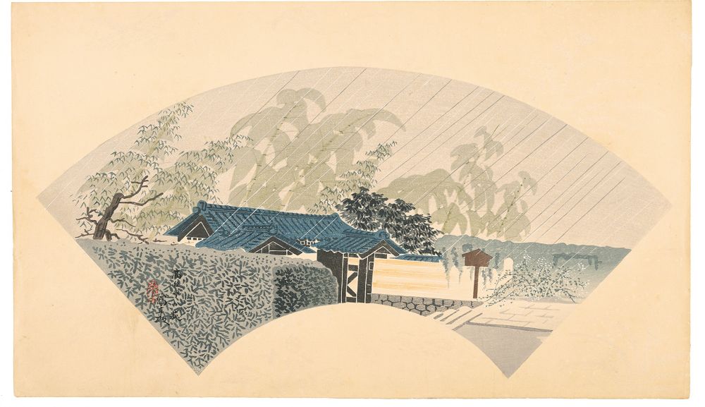 Tokuriki Tomikichiro “Bush Clovers at Kodaiji Temple”／