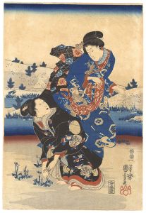 Kuniyoshi/Two Beauties[美人画]