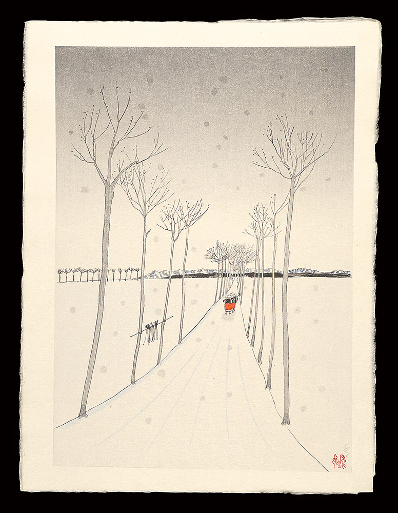 Saito Shinichi “Snowy Road to Niigata”／