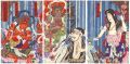 <strong>Kunichika</strong><br>New Play at the Meiji-za Theat......