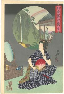 Chikanobu/Daydreams by Magic Lantern / Hot Spring[幻燈写心競　温泉]