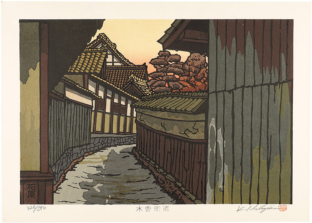 Nishijima Katsuyuki “The Kiso Road / Kashiwabara


”／