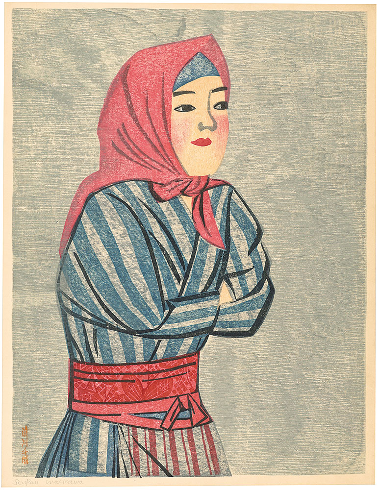 Maekawa Senpan “Woman in Tohoku”／