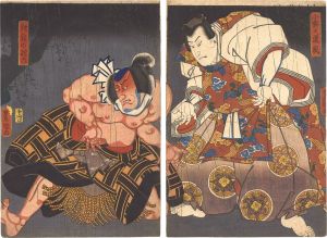 <strong>Toyokuni III</strong><br>Kabuki Play: Ono no Tofu Aoyag......
