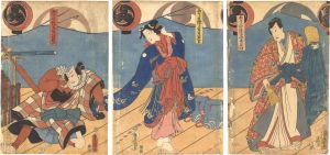 <strong>Toyokuni III</strong><br>A Scene from a Kabuki Play
