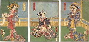 <strong>Toyokuni III</strong><br>Kabuki Play: Kikkoden Goshiki ......