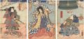 <strong>Toyokuni III</strong><br>Kabuki Play: Yayoi-zakura Hisa......