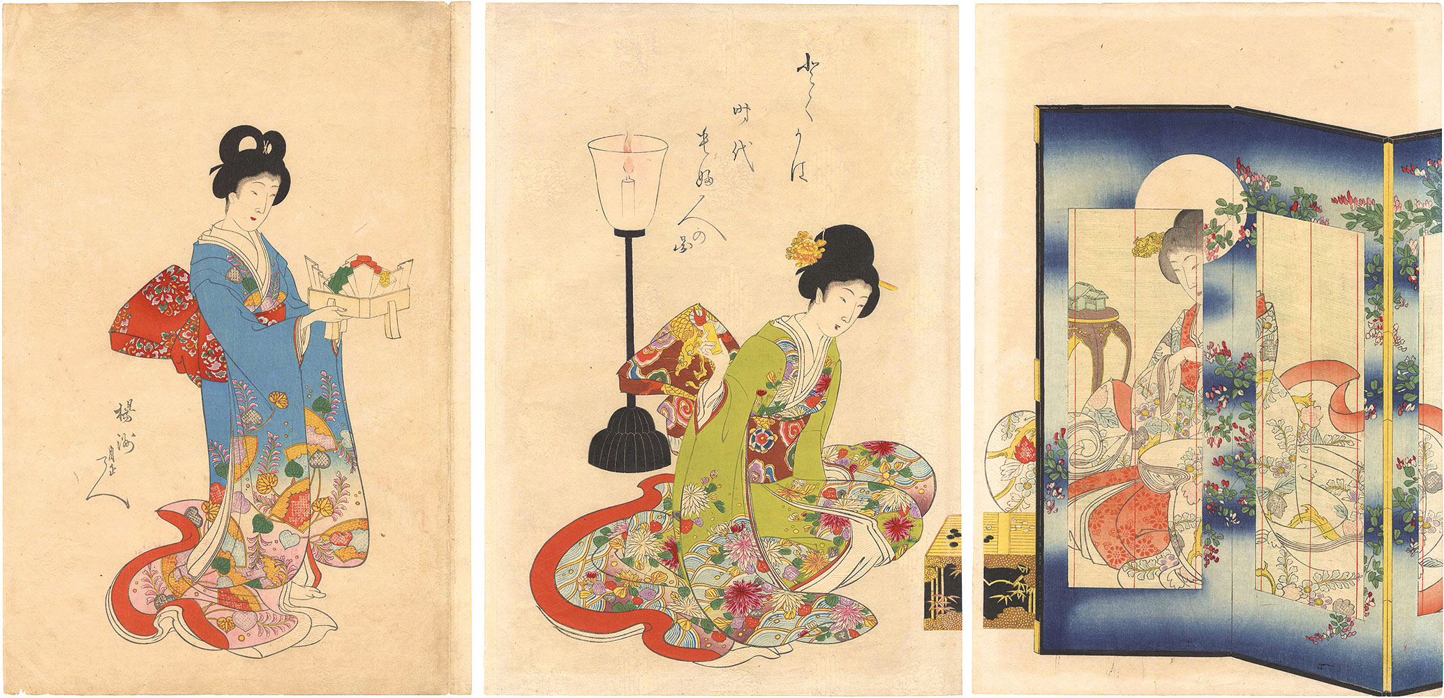 Chikanobu “Ladies of the Tokugawa Period”／