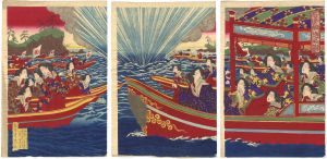 Shinsai/Court Ladies on Boats[官女船遊之図]