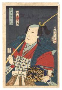 国周｢諸国名所之内　長門 浦しま太郎｣