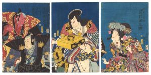 Kunisada I/Kabuki Play: Toki wa Ima Yakko Ukejo[時暭握虎券]