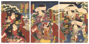 <strong>Kunisada II</strong><br>Kabuki Play: Shinnen Taimen Sa......