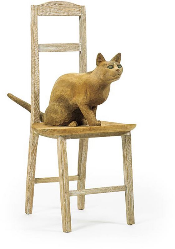 島田紘一呂｢椅子の上の猫｣／