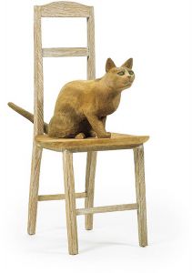 島田紘一呂｢椅子の上の猫｣