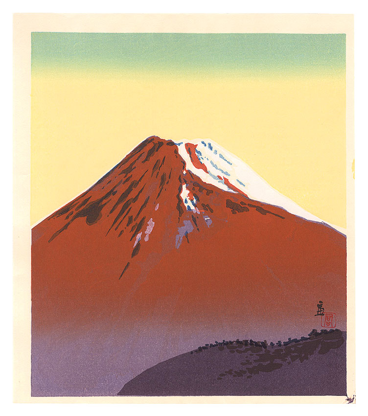 Tokuriki Tomikichiro “Red Fuji”／