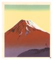 <strong>Tokuriki Tomikichiro</strong><br>Red Fuji