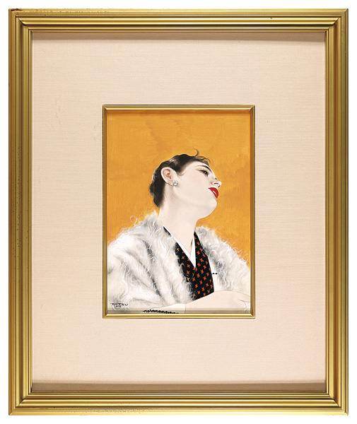 Shimura Tatsumi “Woman Wearing a Shawl (tentative title)”／