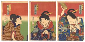 <strong>Kunichika</strong><br>Kabuki Play: Medeta Moyo Hatsu......
