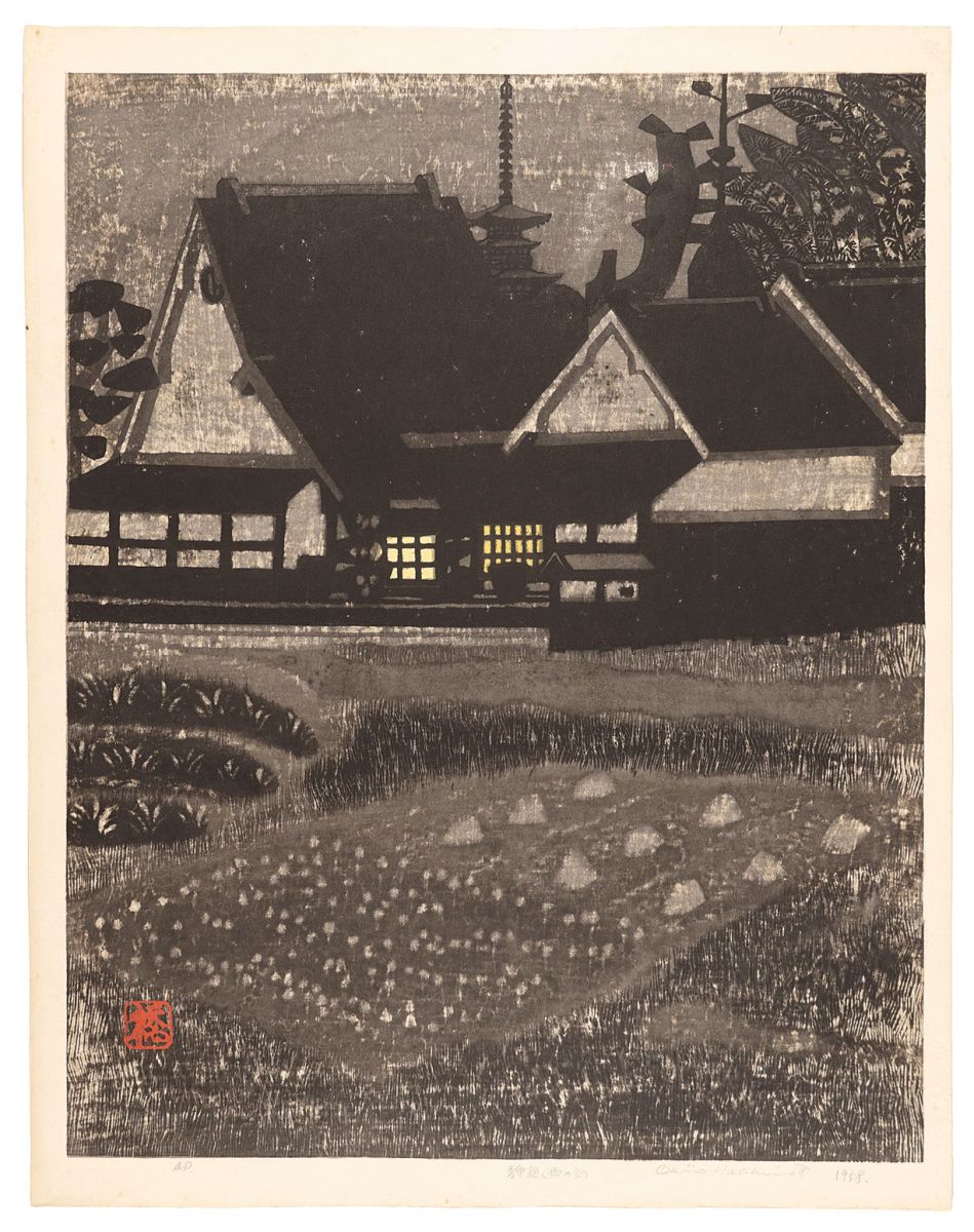 Hashimoto Okiie “Quiet Night (Nishinokyo)”／