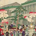 国輝二代｢第一大区京橋商店 煉瓦石繁栄図｣