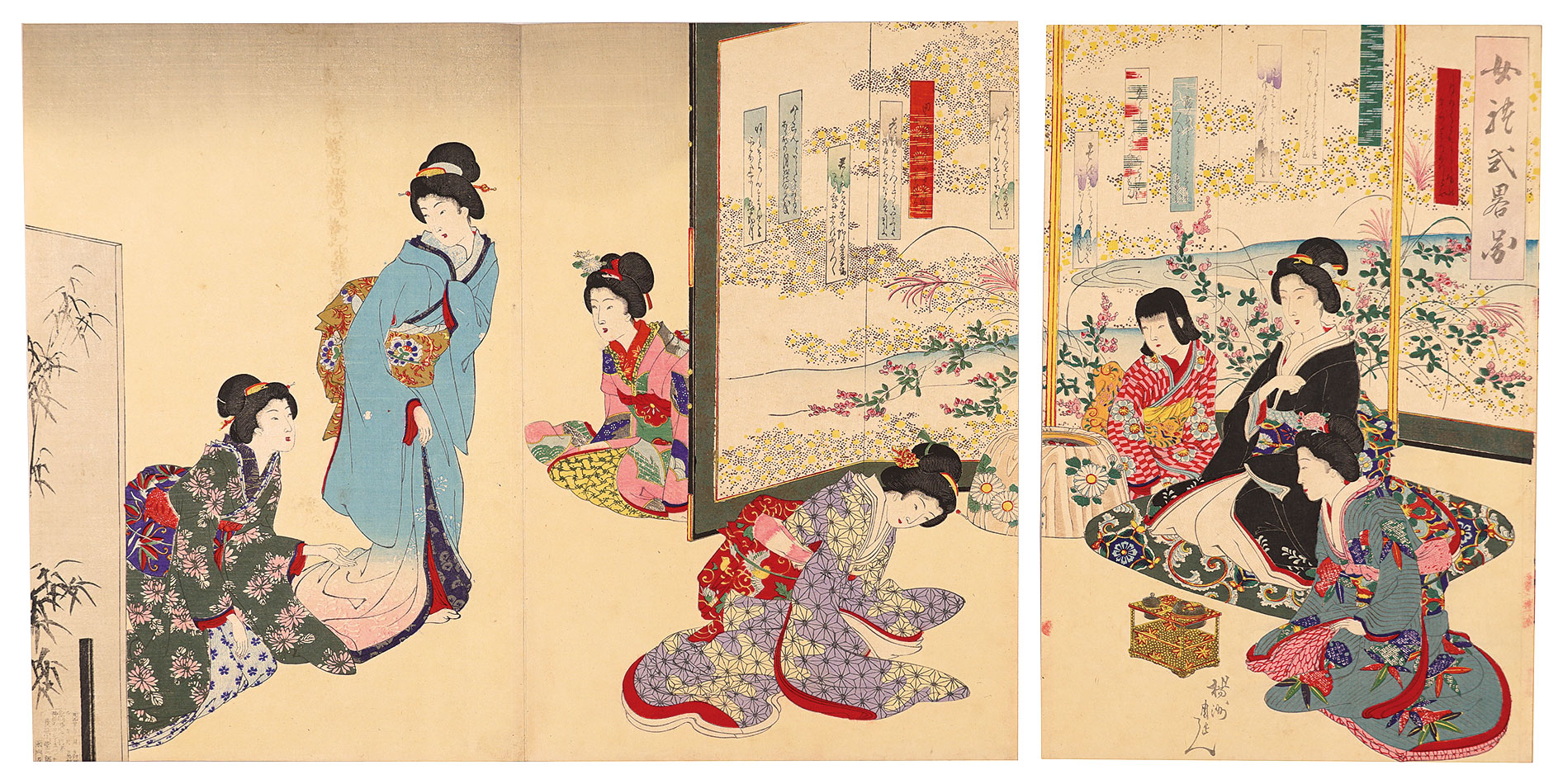 Chikanobu “Sketches of Manners for Women”／