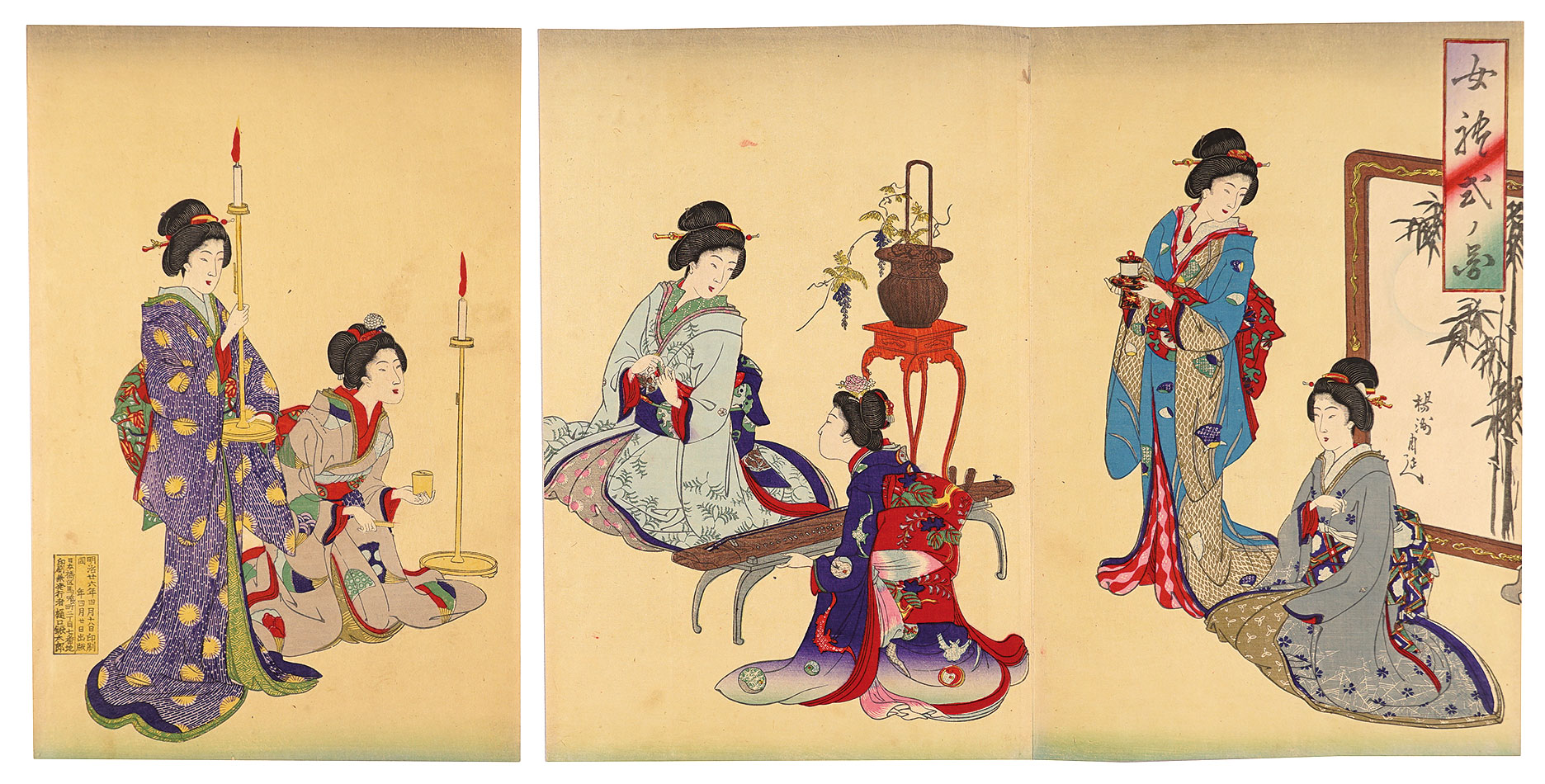 Chikanobu “Manners for Women”／