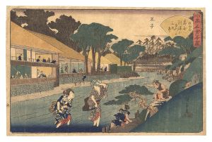 Hiroshige I/Famous Restaurants of Edo / Oji[江戸高名会亭尽　王子]