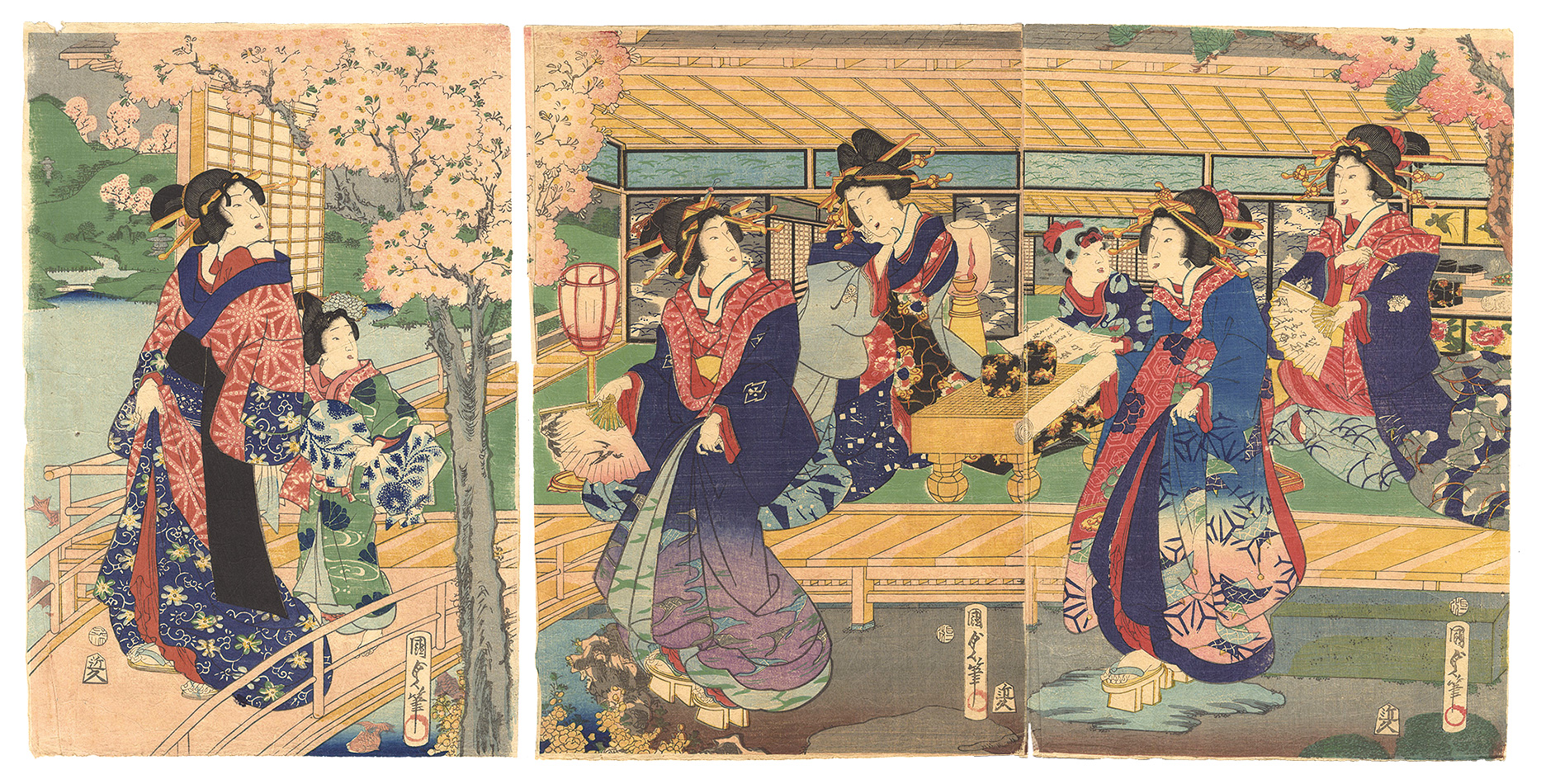 Kunisada II “Beauties”／