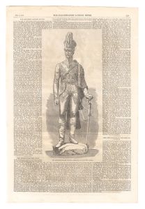 マシュー・ノーブル　他｢The Illustrated London News 1860年12月15日号より　The Anglesey Column Statue 他｣