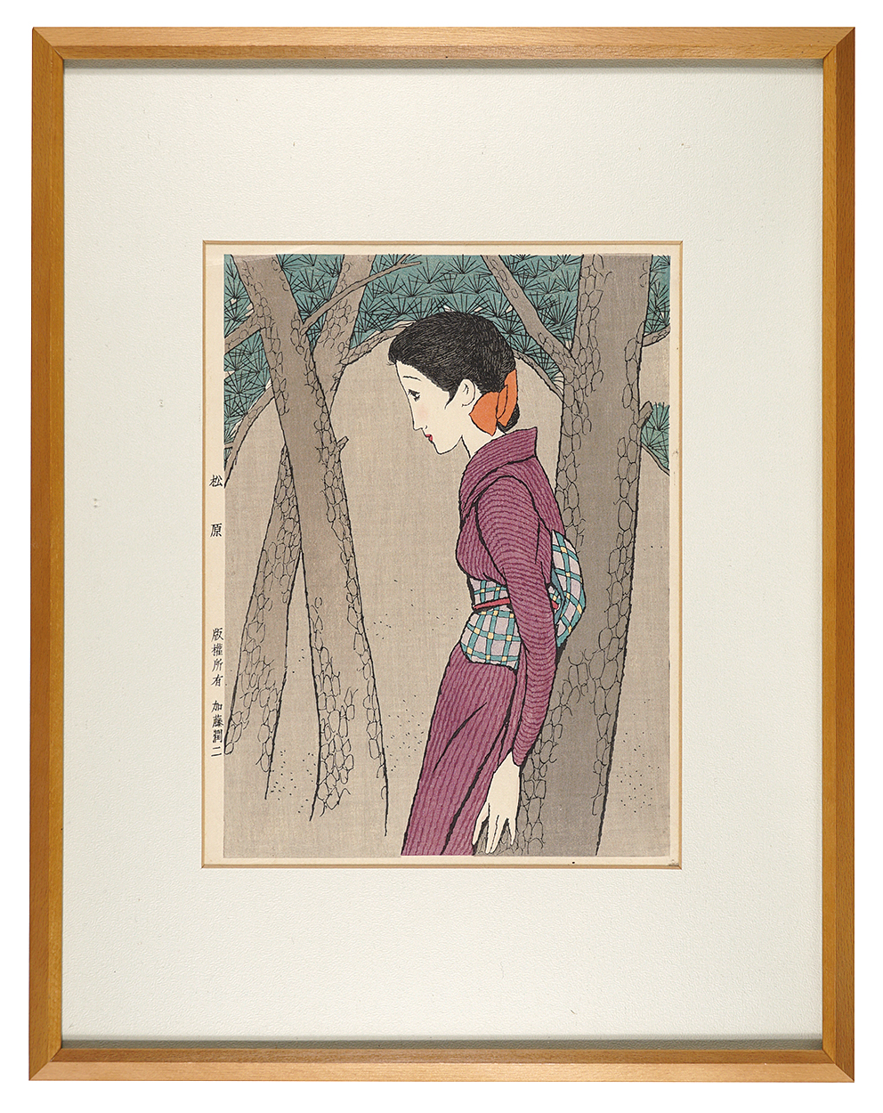 Takehisa Yumeji “Matsubara”／