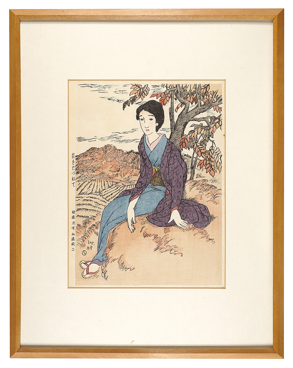 Takehisa Yumeji “Hana o tazunete”／