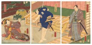 Toyokuni III/Kabuki Play: The Storehouse of Loyal Retainers[仮名手本忠臣蔵]