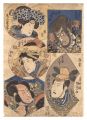 <strong>Kunisada I</strong><br>Kabuki Actors Print