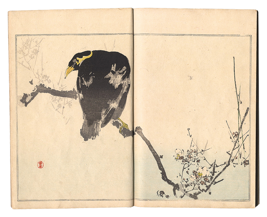 省亭花鳥画譜 一之巻」Watanabe Seitei | Yamada Shoten | Tokyo, Japan
