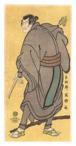 Sharaku/Actor Ichikawa Komazô II as Nanbu Rokuro Munezumi【Reproduction】[南部六郎宗純 二代市川高麗蔵 【復刻版】]