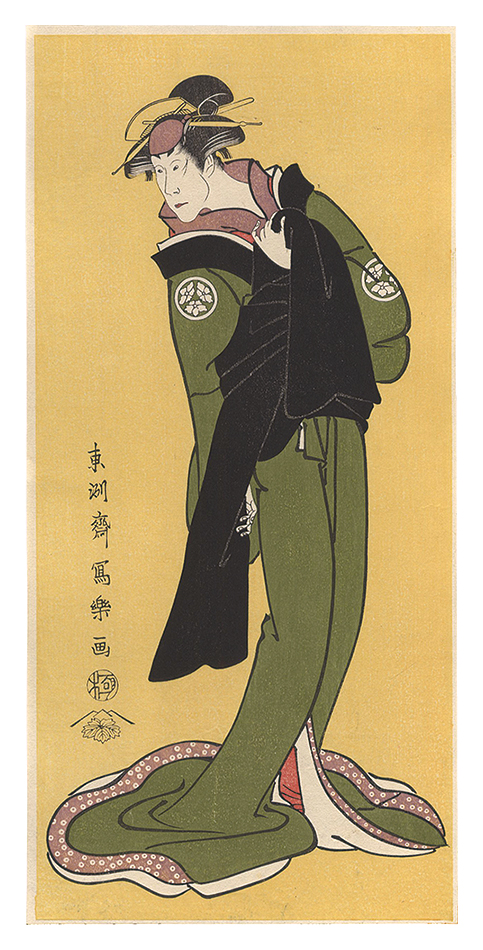 Sharaku “Actor Osagawa Tsuneyo II as Okinu, Wife of Choemon【Reproduction】”／