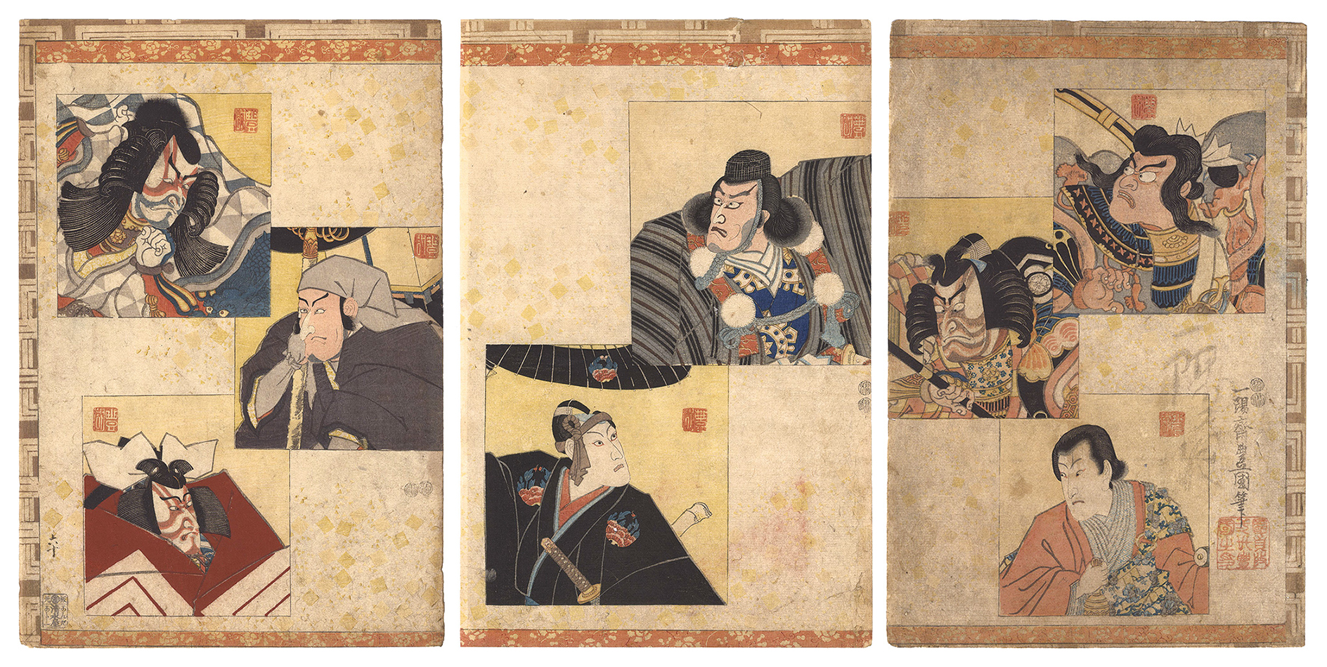 Toyokuni III “The Eighteen Great Kabuki Plays (tentative title)”／