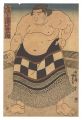 <strong>Kunisada I</strong><br>Sumo Wrestler Hironoumi Tomigo......
